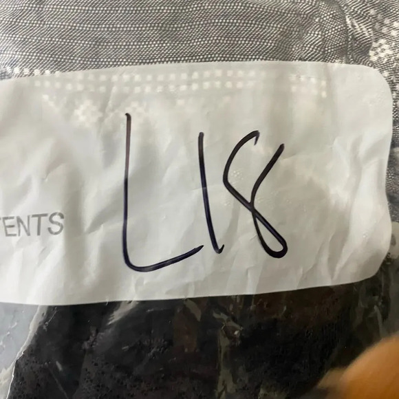 Knox Rose womens M long sleeve vneck blouse lightweight boho striped geometric - Picture 10 of 10